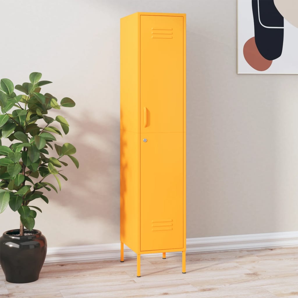 Locker Cabinet 35X46X180 Cm Steel