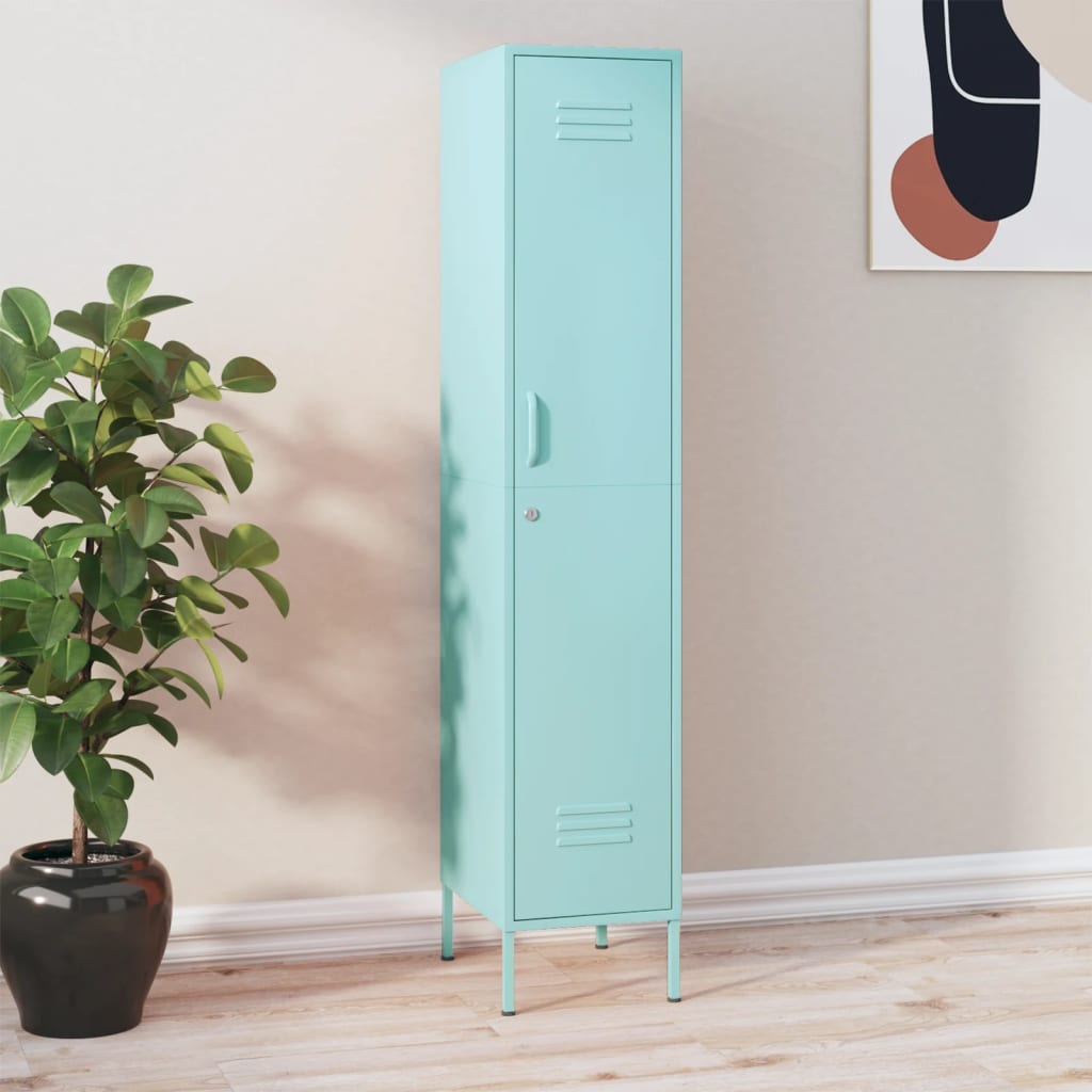 Locker Cabinet 35X46X180 Cm Steel