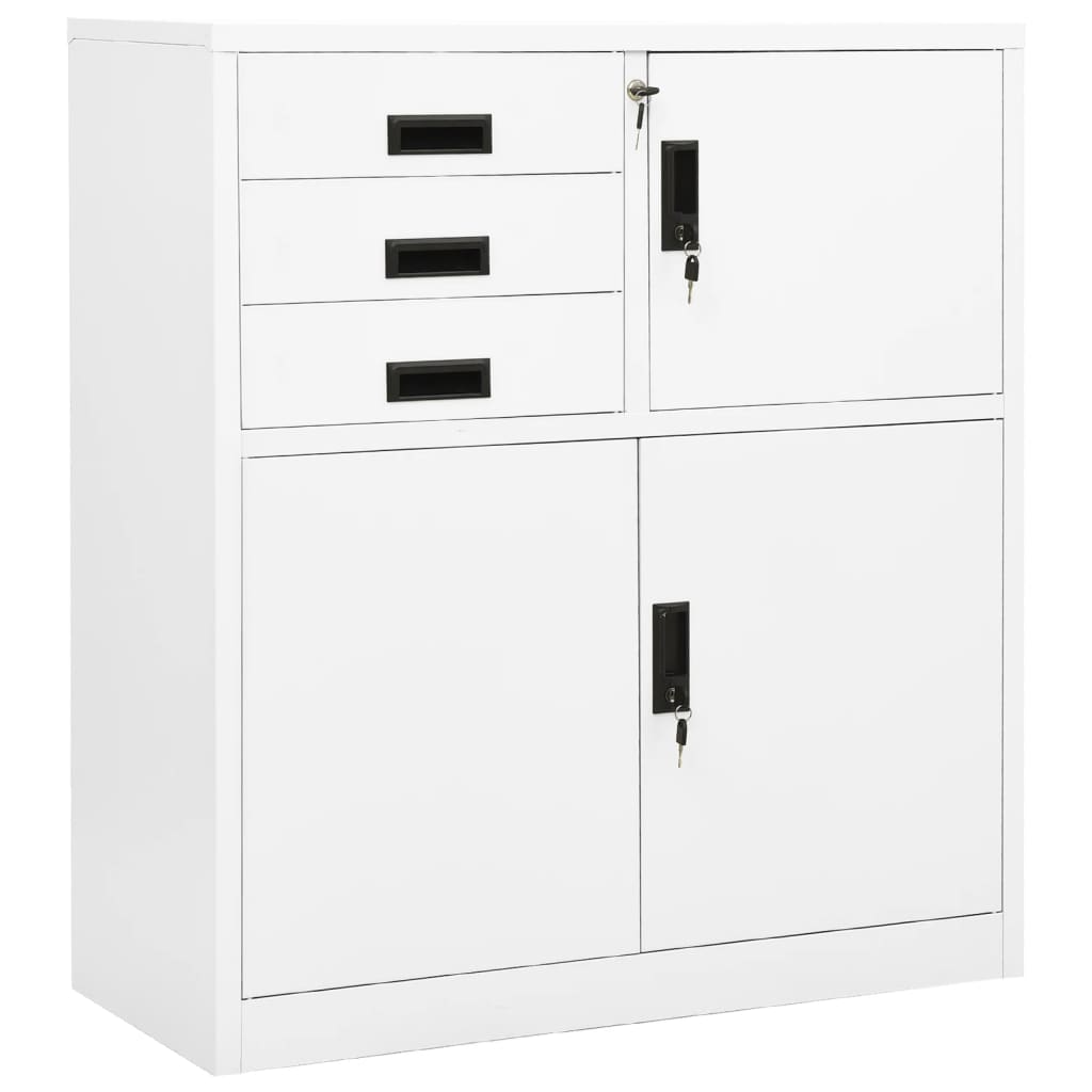 Office Cabinet 90X40X125 Cm Steel