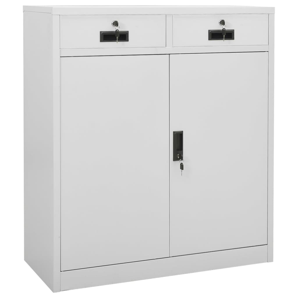 Office Cabinet 90X40X125 Cm Steel