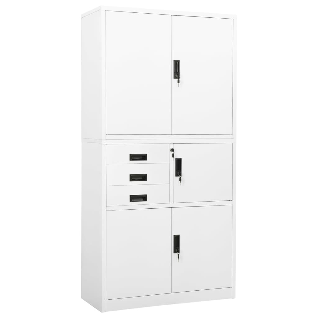 Office Cabinet 90X40X180 Cm Steel