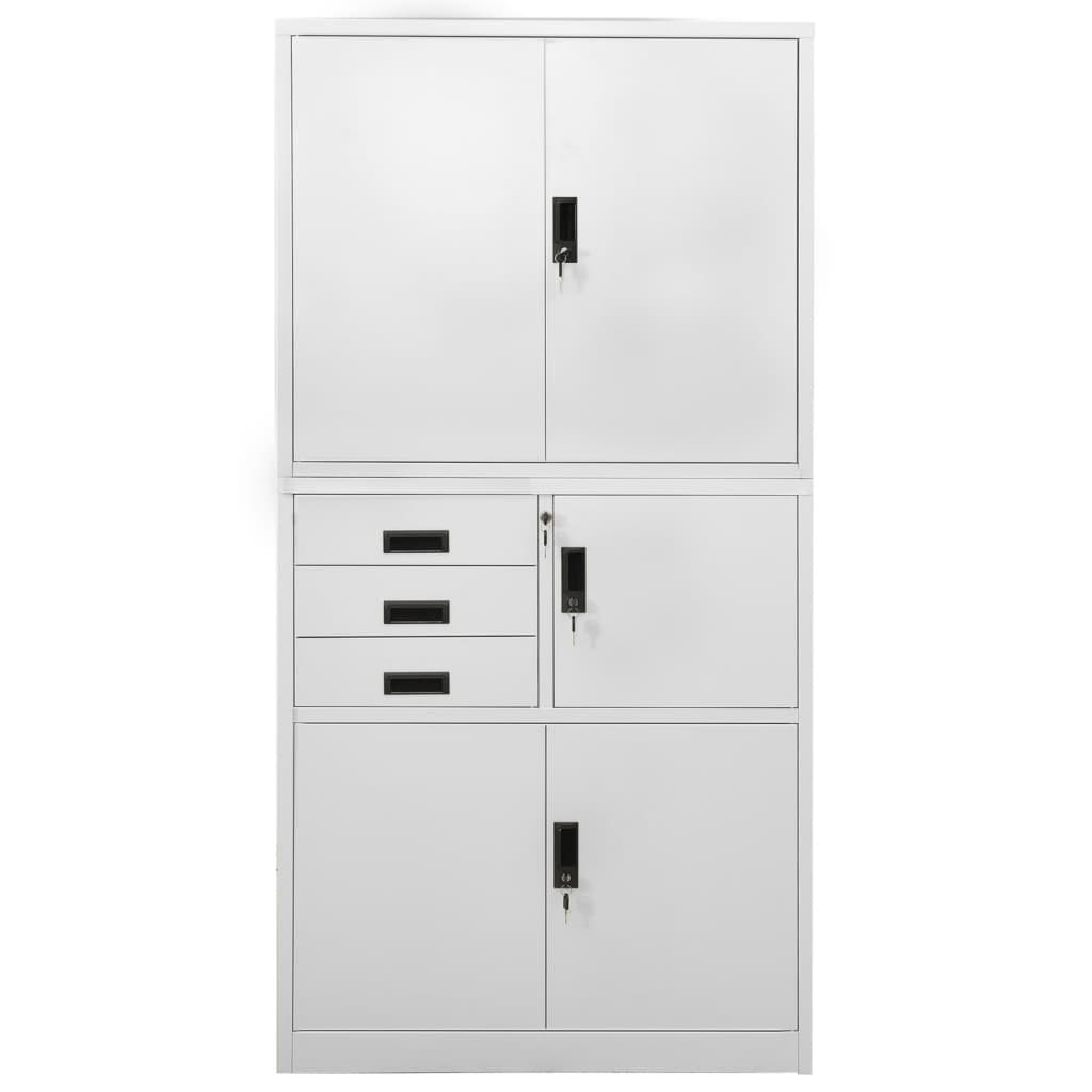 Office Cabinet 90X40X180 Cm Steel