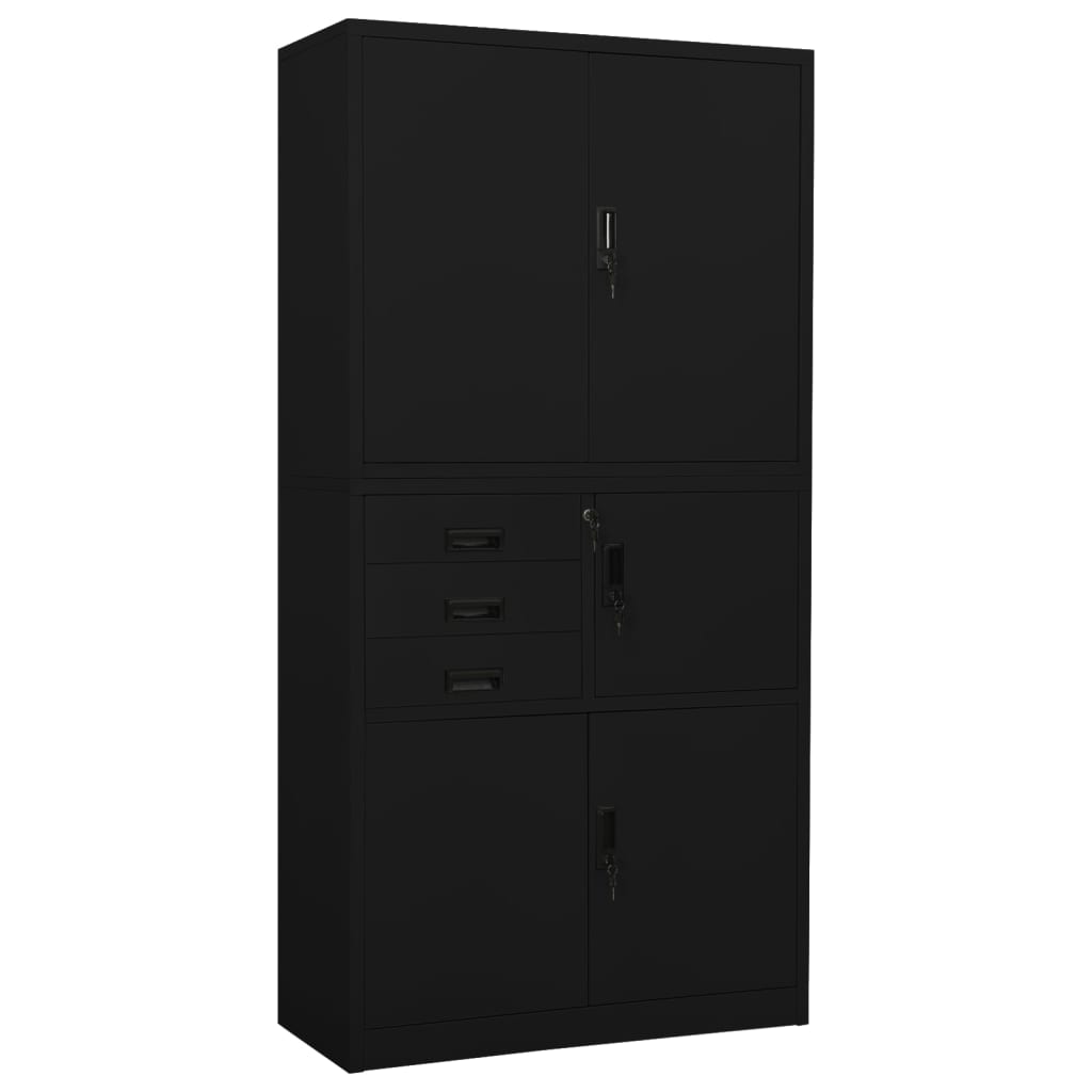 Office Cabinet 90X40X180 Cm Steel