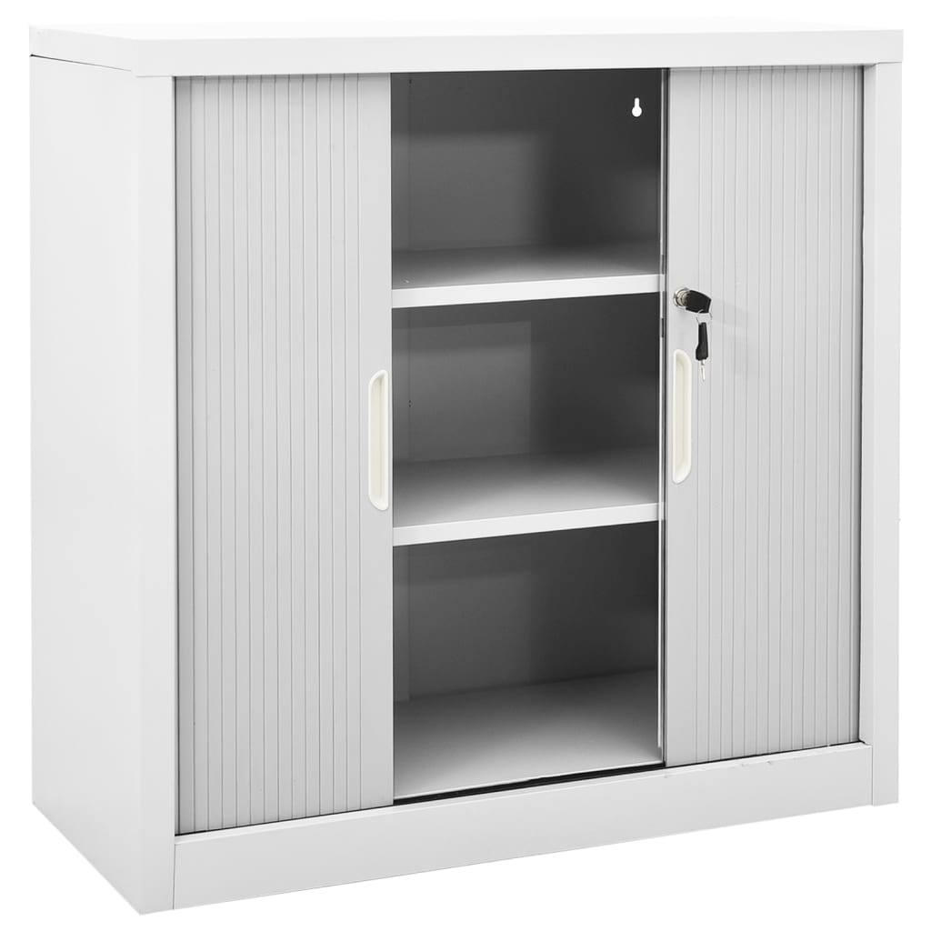 Sliding Door Cabinet 90X40X90 Cm Steel