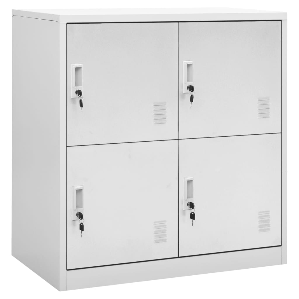 Locker Cabinets 2 Pcs 90X45X92.5 Cm Steel