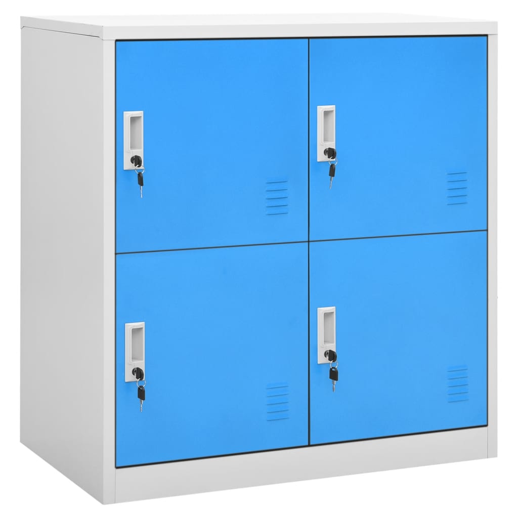 Locker Cabinets 2 Pcs 90X45X92.5 Cm Steel