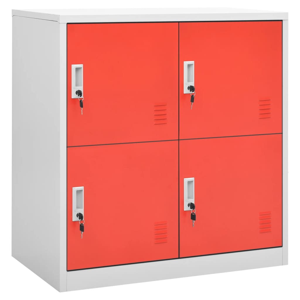 Locker Cabinets 2 Pcs 90X45X92.5 Cm Steel