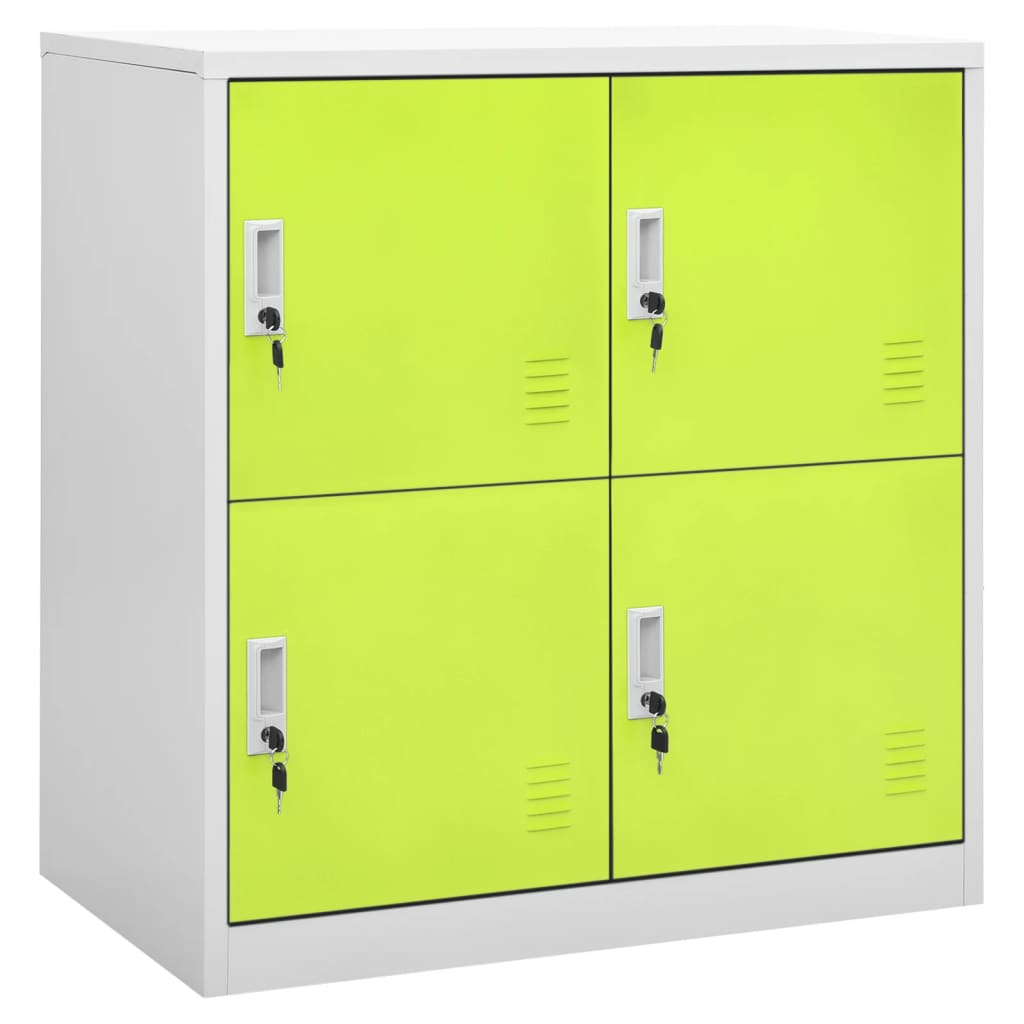 Locker Cabinets 2 Pcs 90X45X92.5 Cm Steel