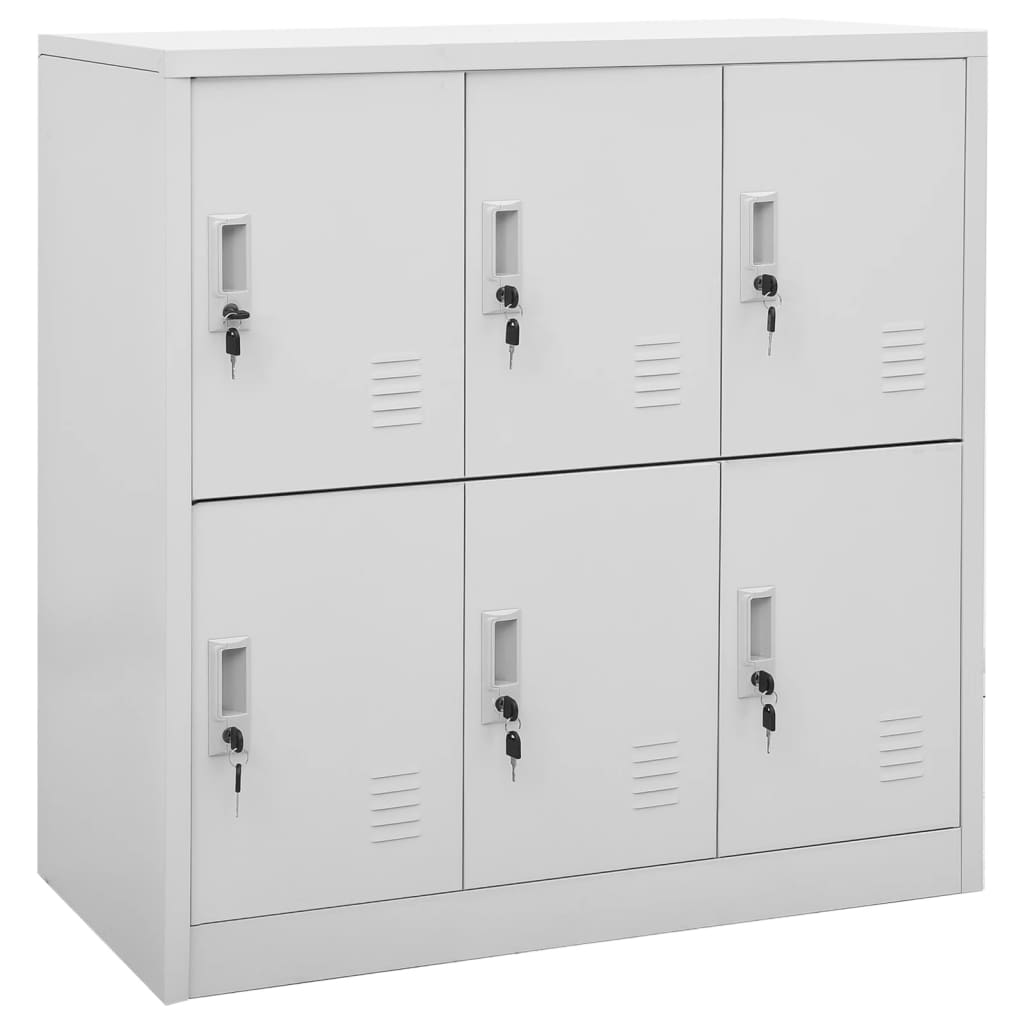 Locker Cabinets 2 Pcs 90X45X92.5 Cm Steel