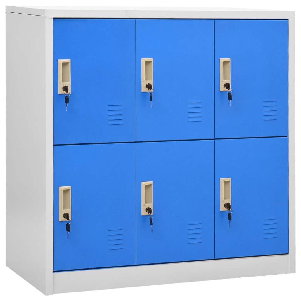 Locker Cabinets 2 Pcs 90X45X92.5 Cm Steel