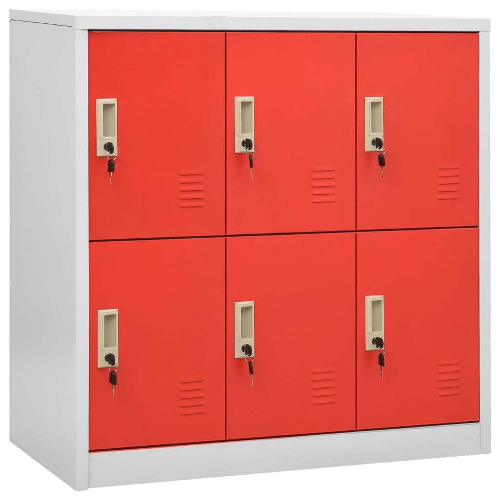 Locker Cabinets 2 Pcs 90X45X92.5 Cm Steel