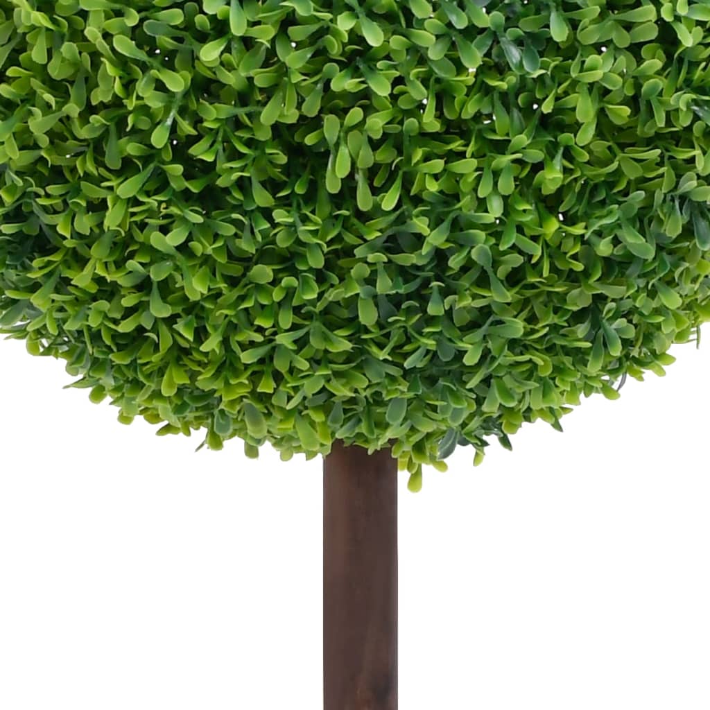 Artificial Boxwood Plant With Pot Ball Shaped Green 50 Cm