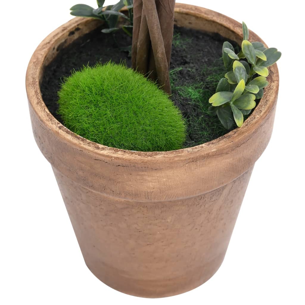Artificial Boxwood Plants 2 Pcs With Pots Ball Shaped Green 56 Cm