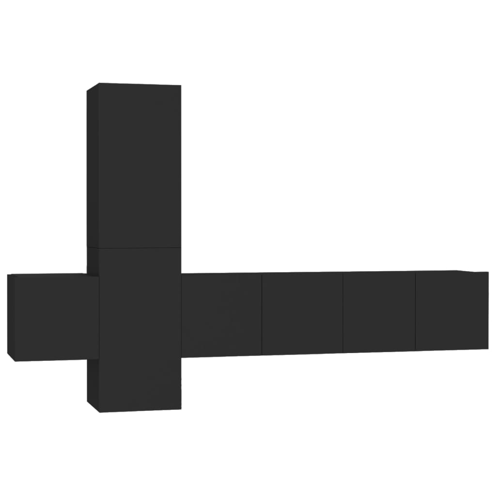 5 Piece Tv Cabinet Set Engineered Wood