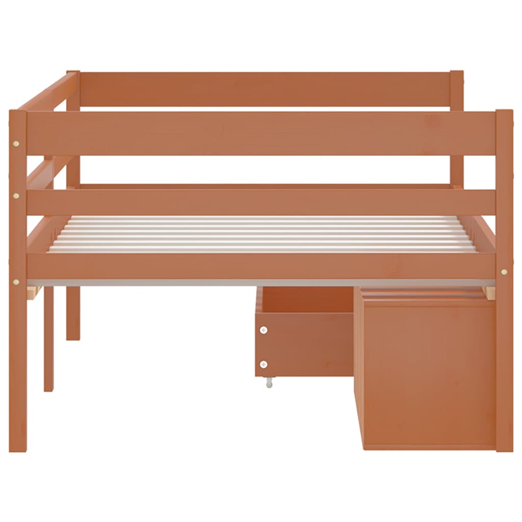Bed Frame With Storage Without Mattress 90X200 Cm