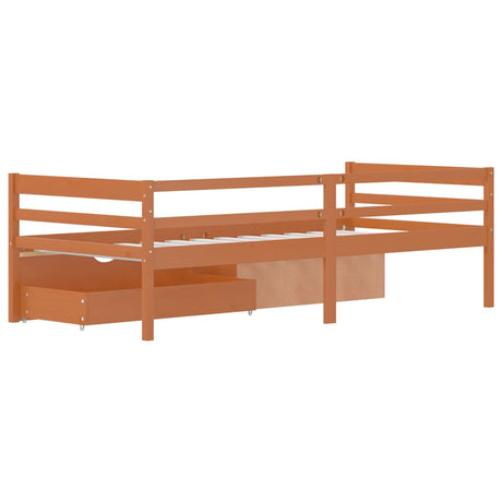 Bed Frame With Storage Without Mattress 90X200 Cm