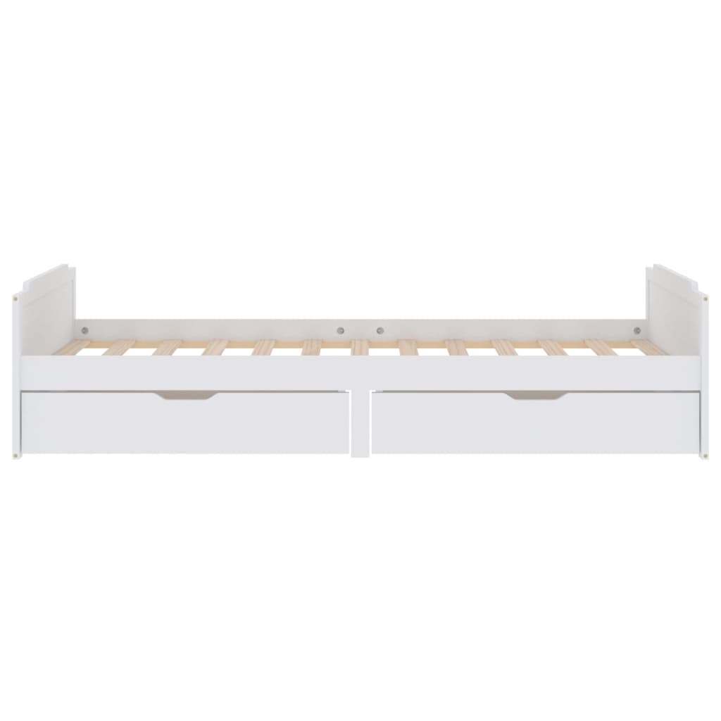 Bed Frame Without Mattress Solid Wood Pine 90X200 Cm