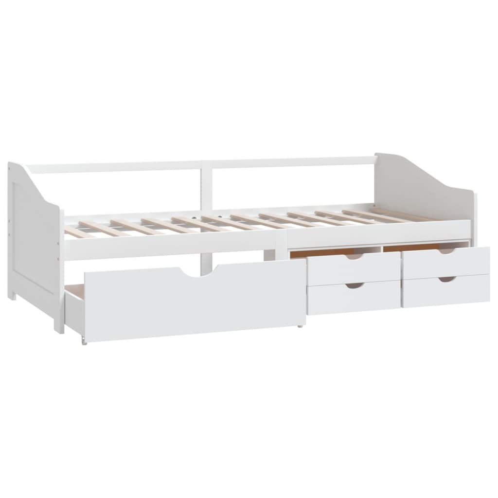3-Seater Day Bed Without Mattress Solid Pinewood 90X200Cm