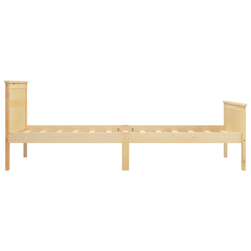 Bed Frame Without Mattress Solid Wood Pine