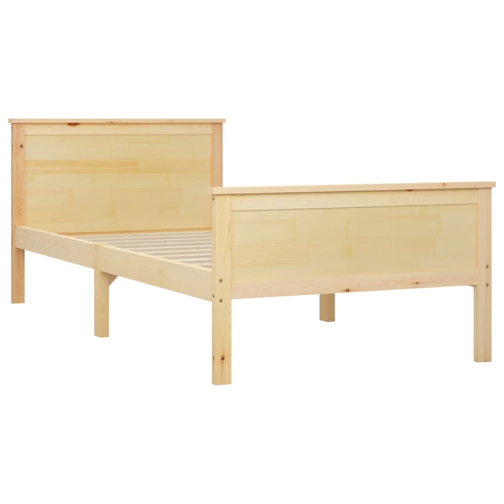 Bed Frame Without Mattress Solid Wood Pine