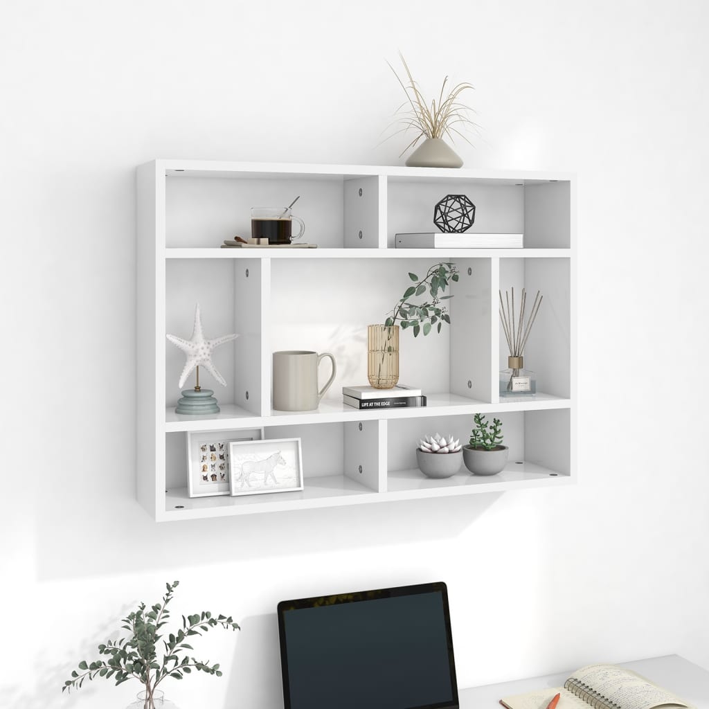 Wall Shelf 75X16X55 Cm Engineered Wood