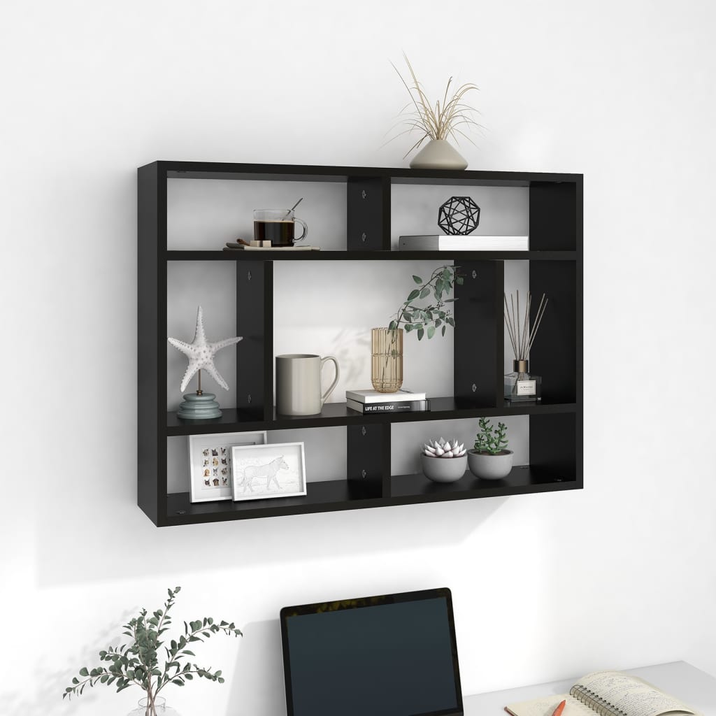 Wall Shelf 75X16X55 Cm Engineered Wood