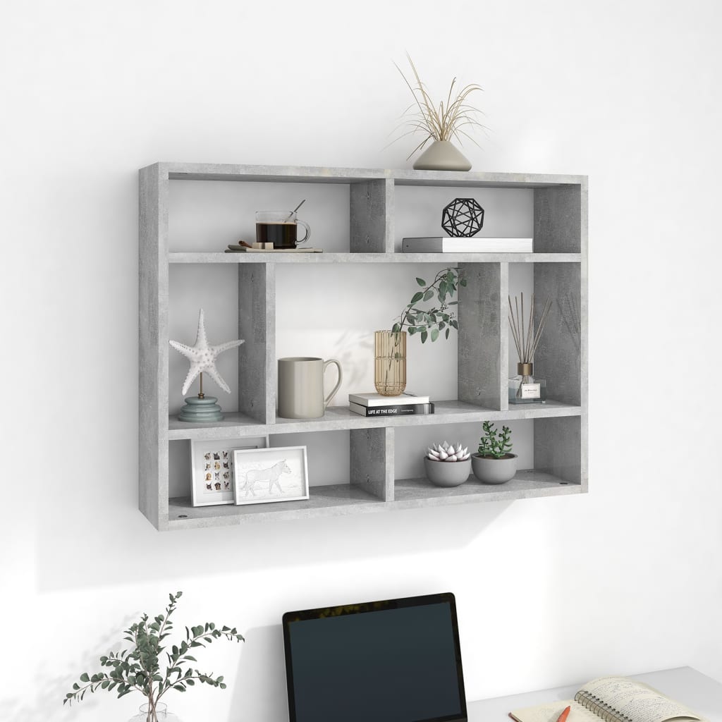 Wall Shelf 75X16X55 Cm Engineered Wood