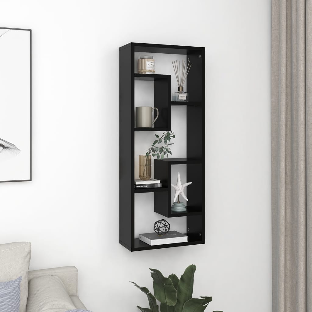 Wall Shelf 36X16X90 Cm Engineered Wood