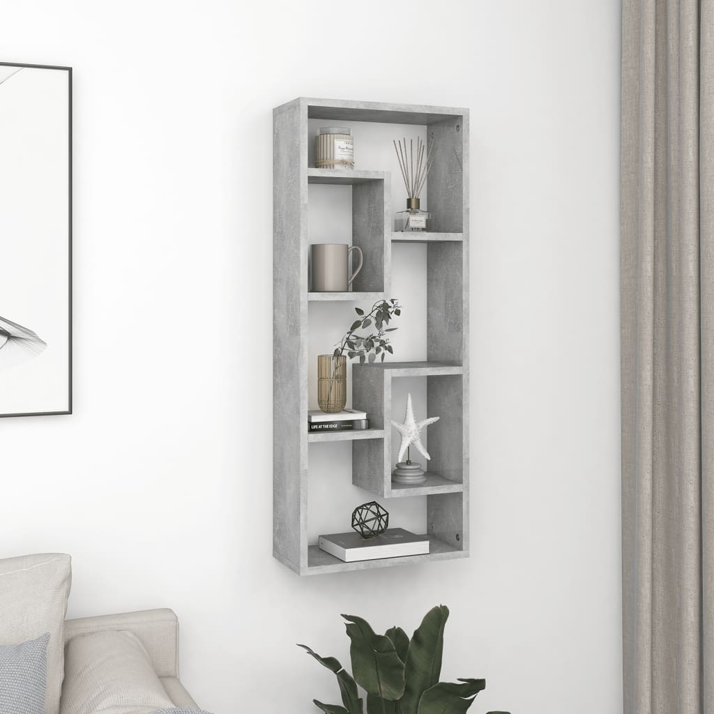 Wall Shelf 36X16X90 Cm Engineered Wood