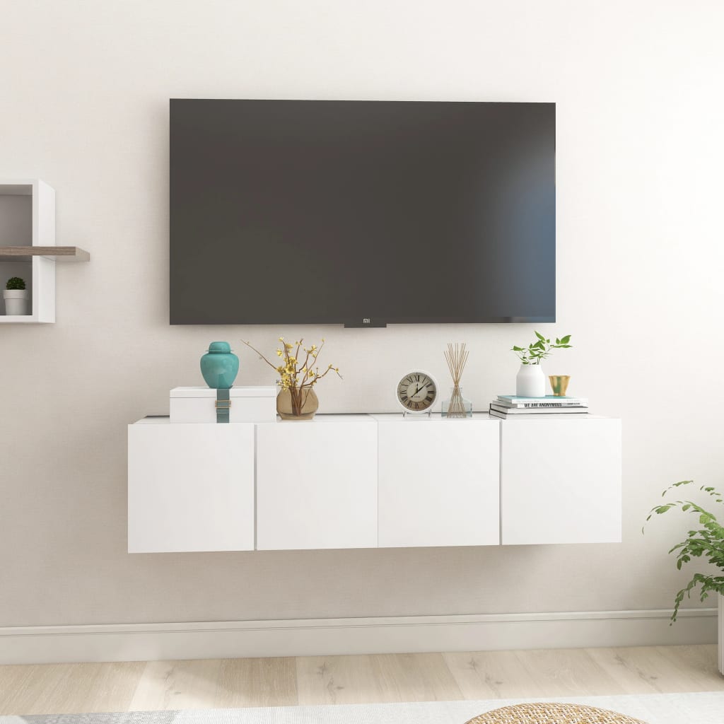 2 Piece Hanging Tv Cabinet Set 60X30X30 Cm
