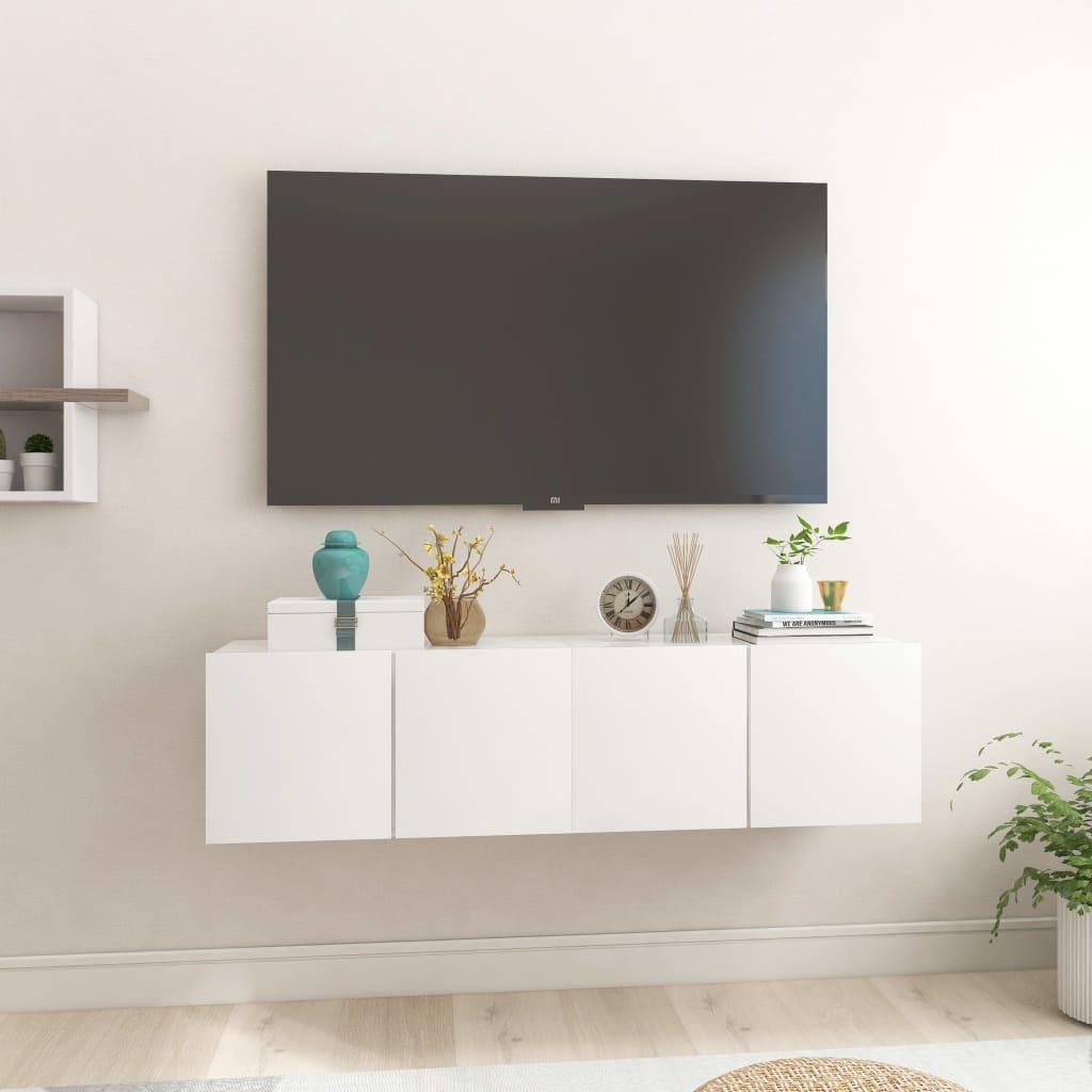 2 Piece Hanging Tv Cabinet Set 60X30X30 Cm