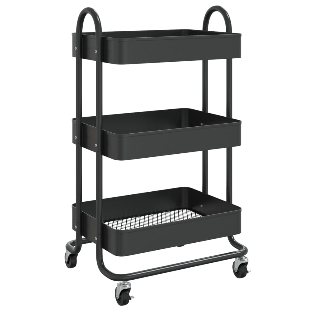 3-Tier Trolley 43X34X79 Cm Steel