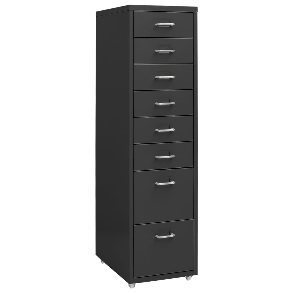 Mobile File Cabinet 28X41X109 Cm Metal