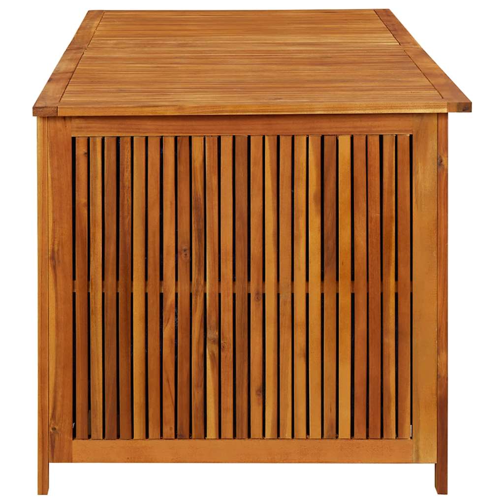 Garden Storage Box Solid Acacia Wood