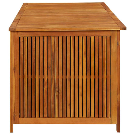 Garden Storage Box Solid Acacia Wood