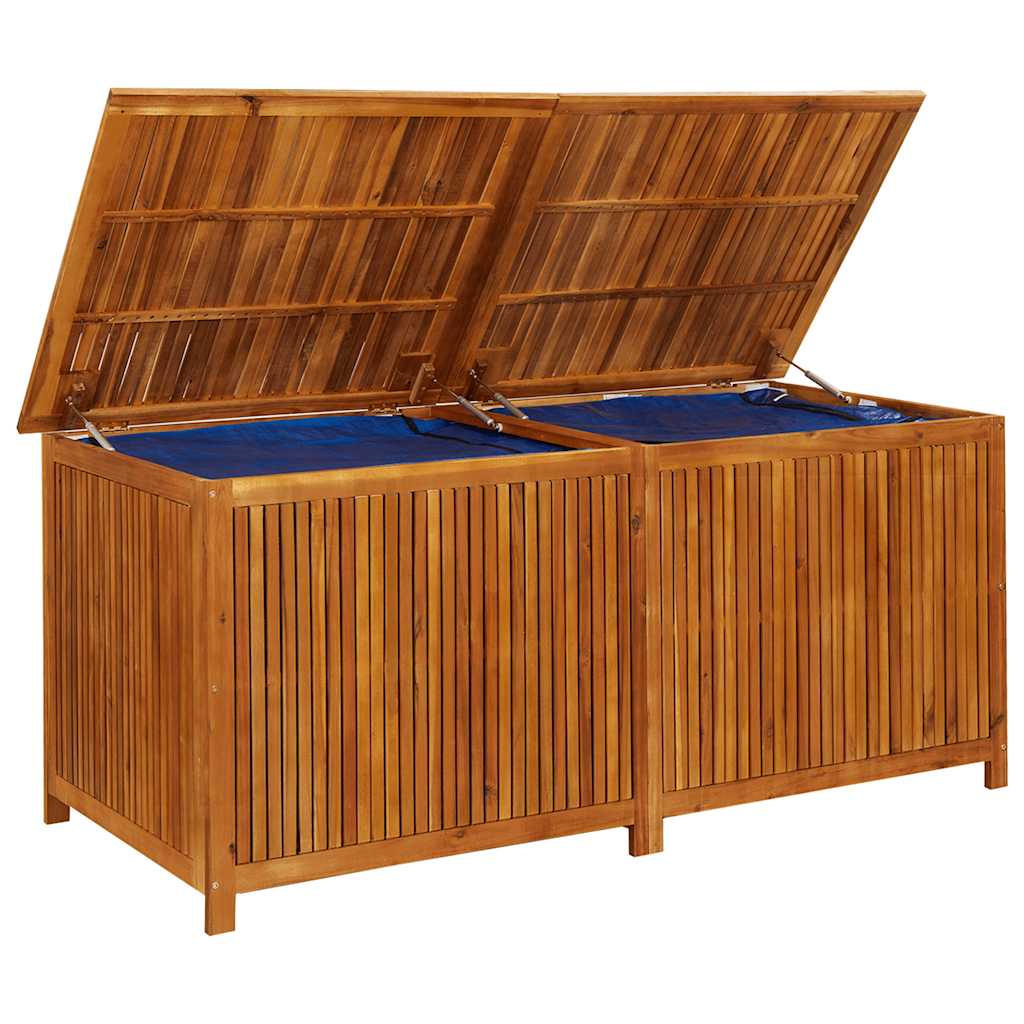 Garden Storage Box Solid Acacia Wood