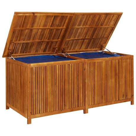 Garden Storage Box Solid Acacia Wood