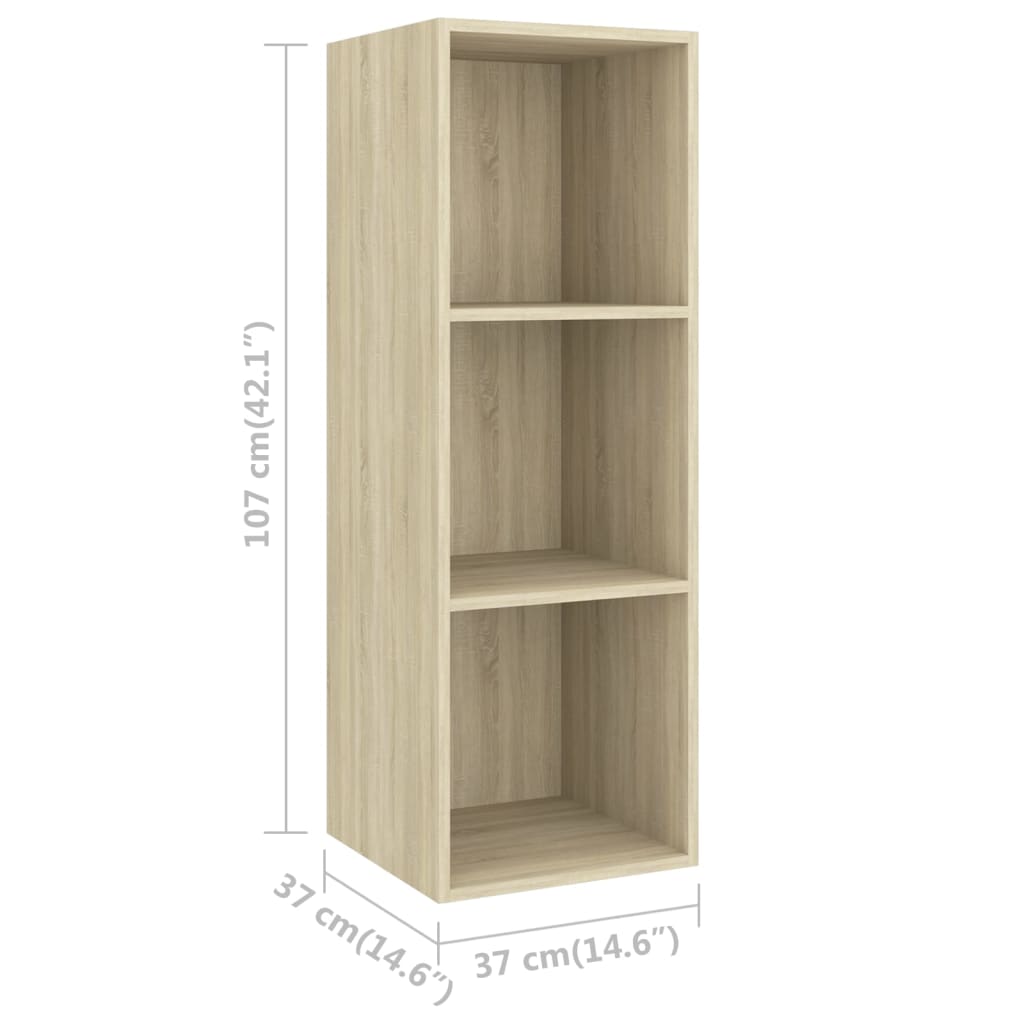2 Piece Tv Cabinet Set Engineered Wood