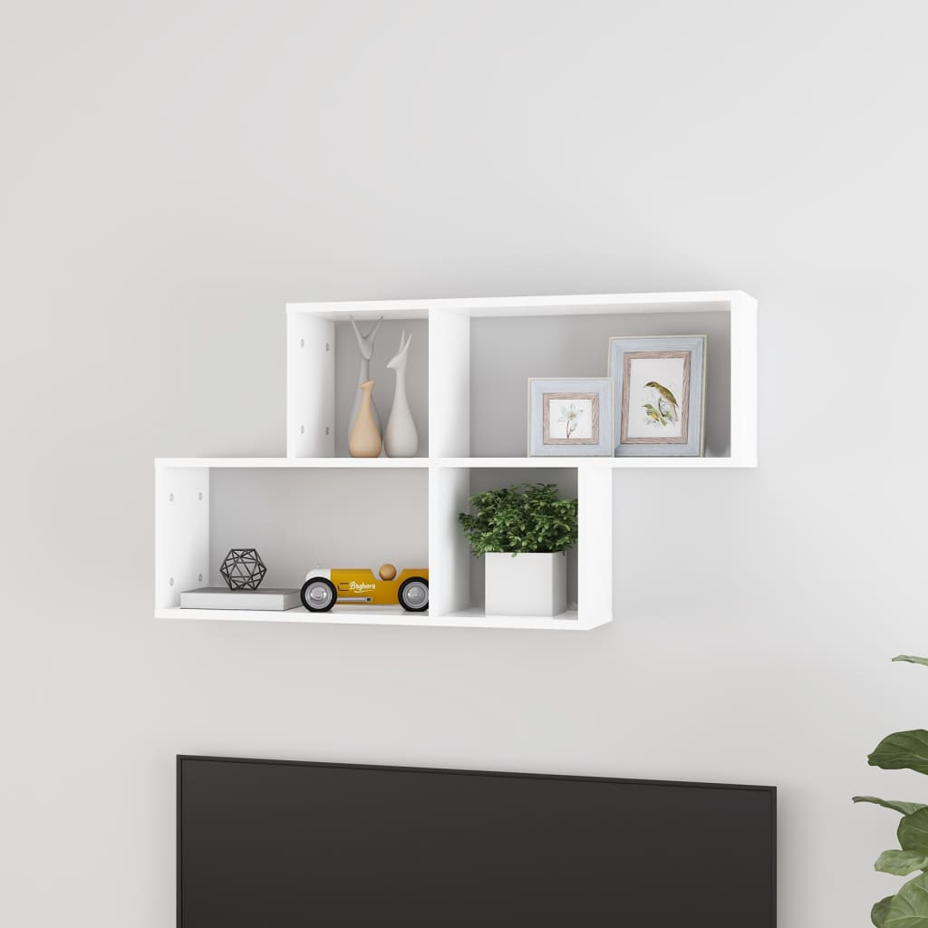 Wall Shelf 100X18X53 Cm Engineered Wood