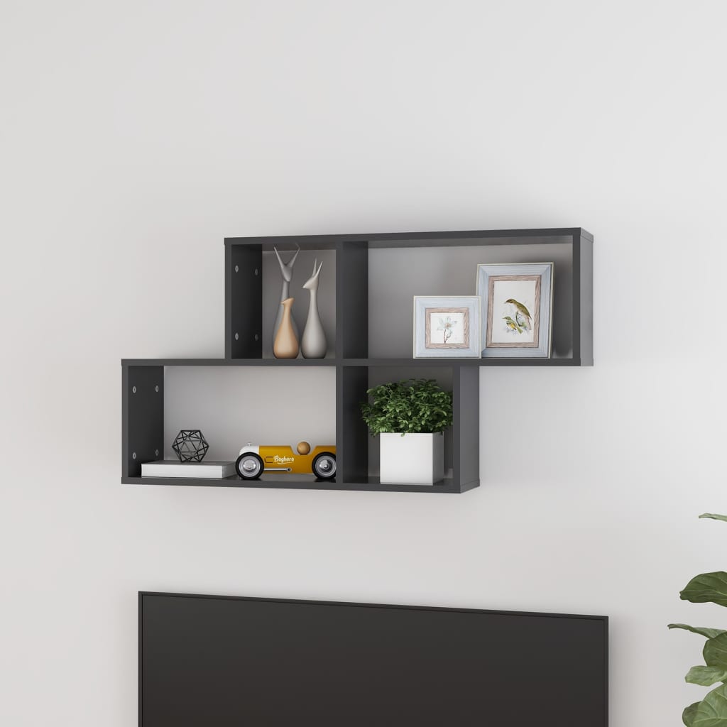 Wall Shelf 100X18X53 Cm Engineered Wood