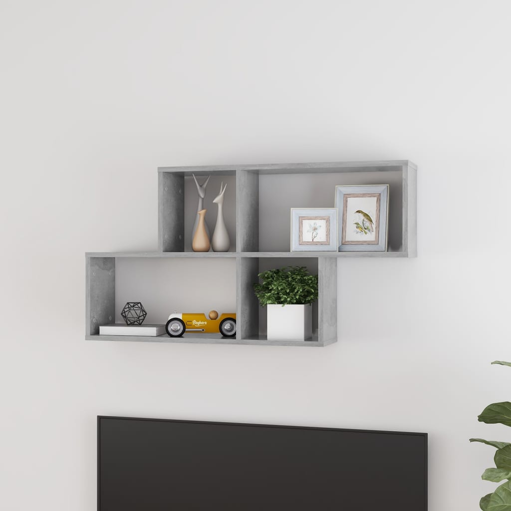 Wall Shelf 100X18X53 Cm Engineered Wood