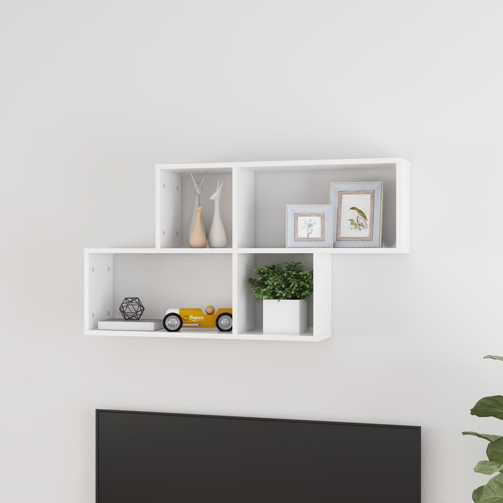 Wall Shelf 100X18X53 Cm Engineered Wood