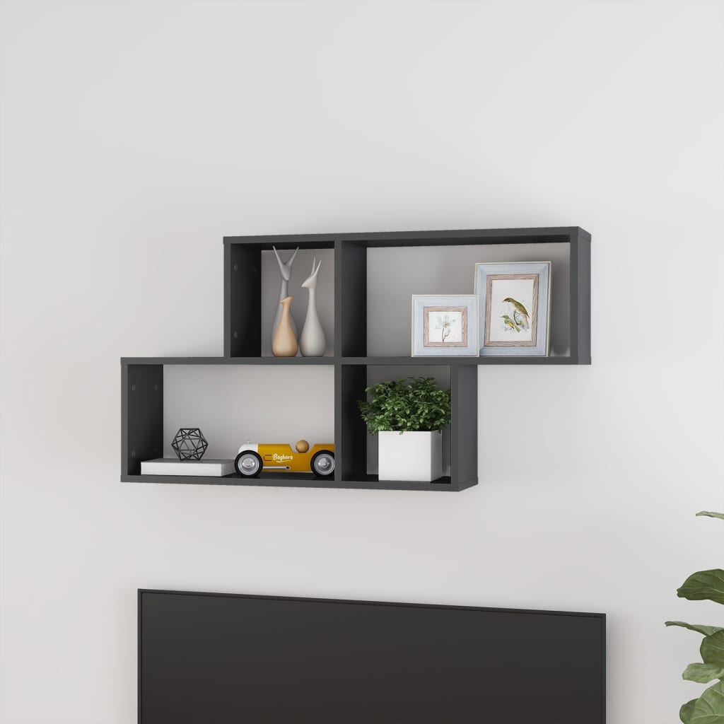 Wall Shelf 100X18X53 Cm Engineered Wood