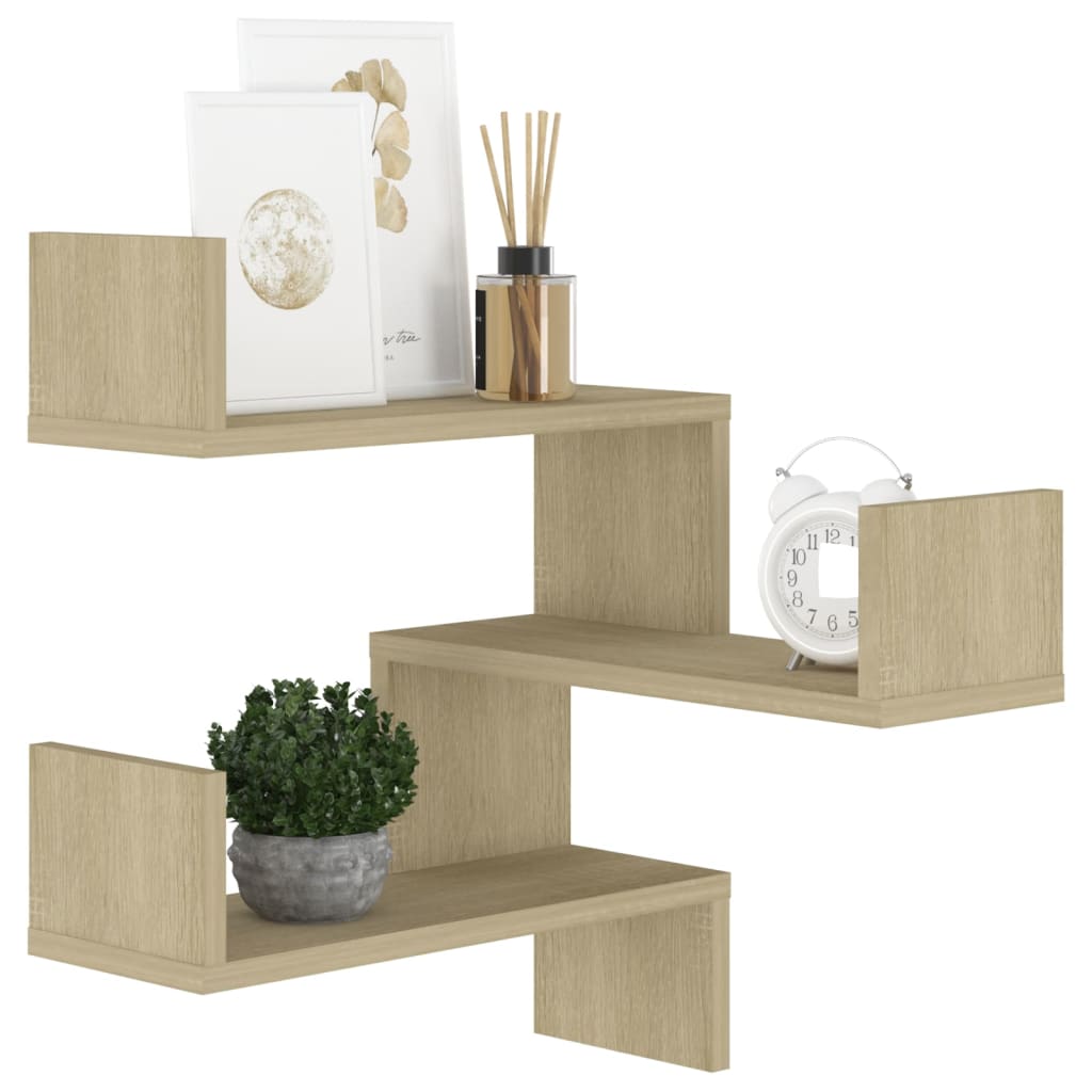 Wall Corner Shelf 40X40X50 Cm Engineered Wood