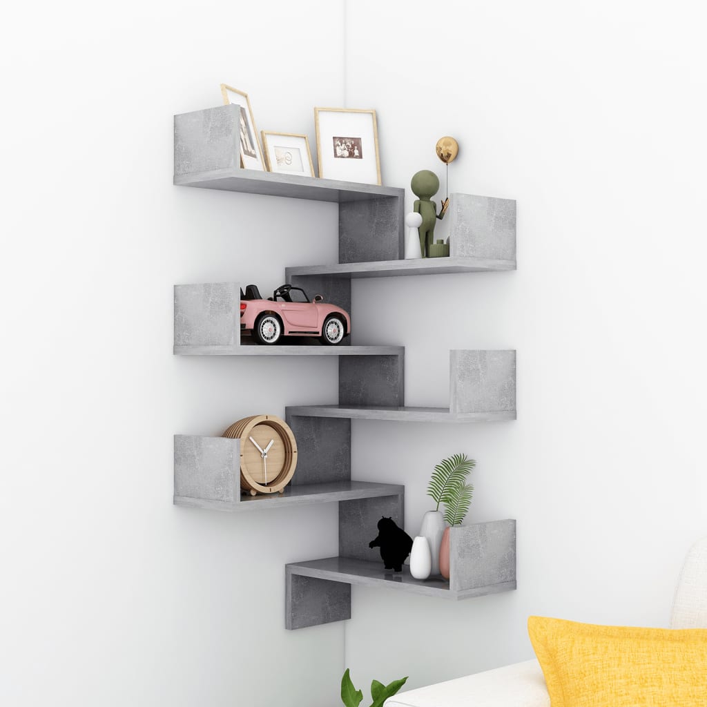 Wall Corner Shelf 40X40X50 Cm Engineered Wood