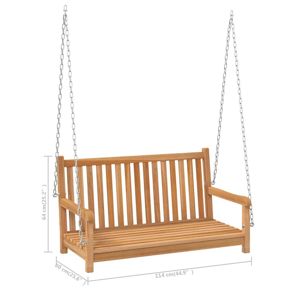 Swing Bench Solid Teak Wood