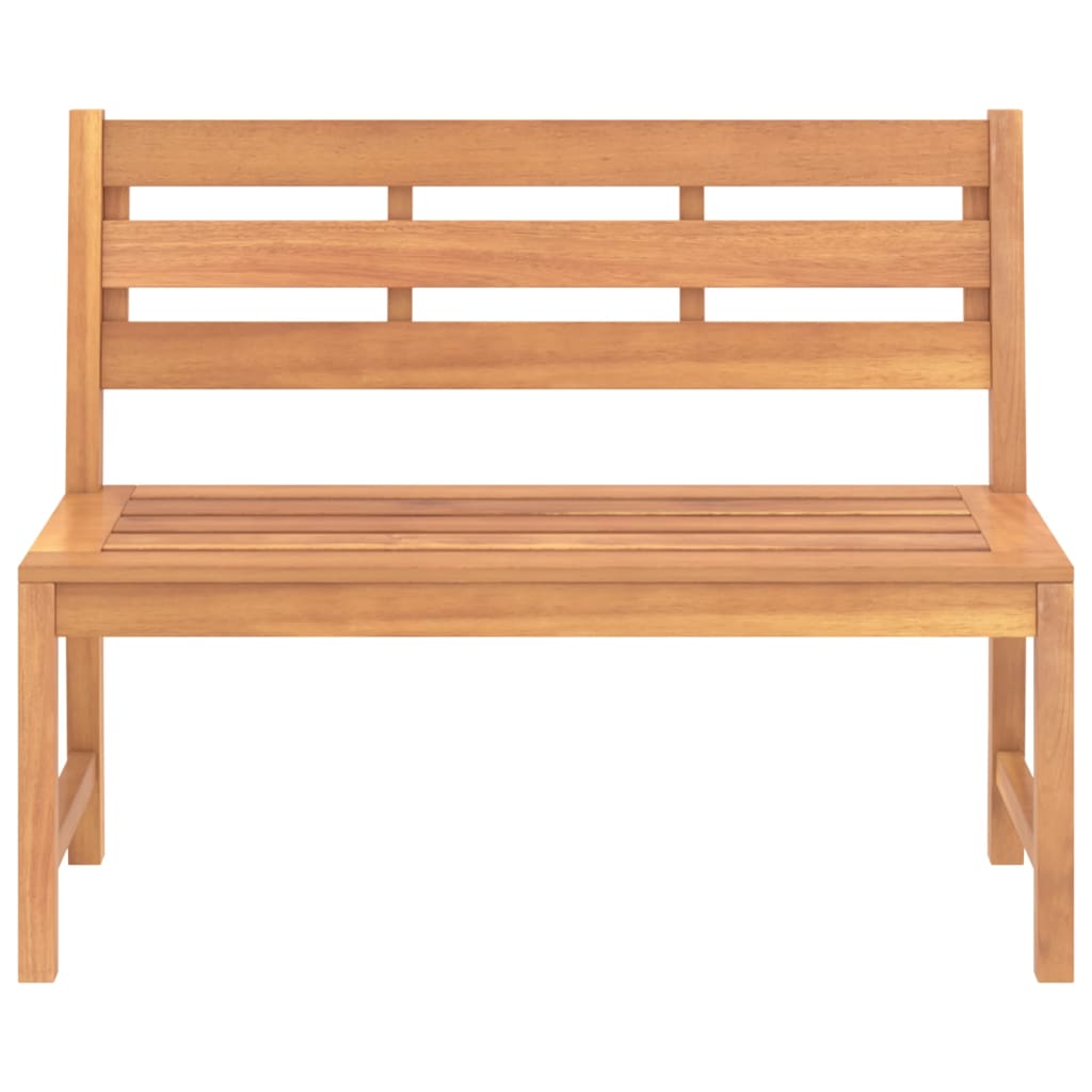 Garden Bench 114 Cm Solid Teak Wood