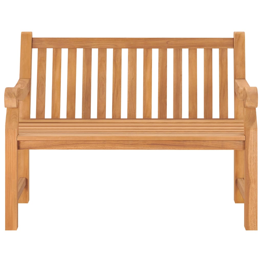 Garden Bench 114 Cm Solid Teak Wood