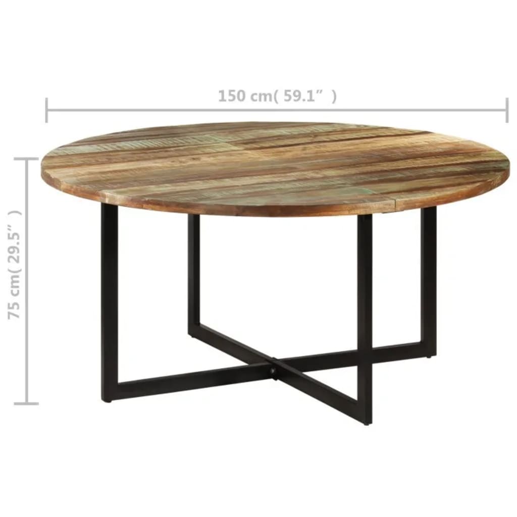Dining Table Solid Wood Reclaimed