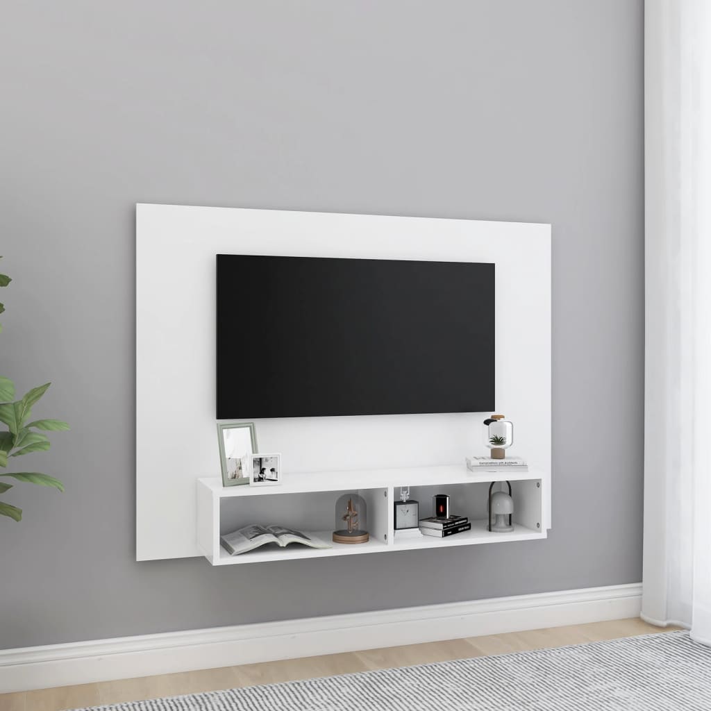 Wall Tv Cabinet 120X23.5X90 Cm Engineered Wood